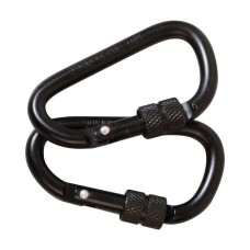Карабін 1шт KOMBAT UK Carabiner Locking 6mm