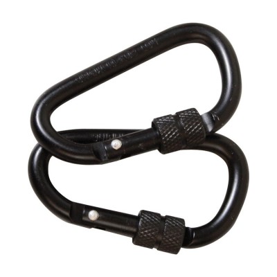 Карабін 1шт KOMBAT UK Carabiner Locking 8mm