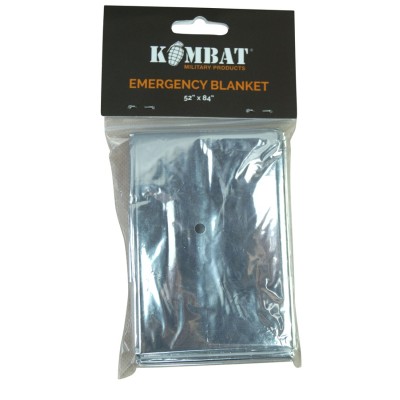 Ковдра з фольги KOMBAT UK Emergency Foil Blanket