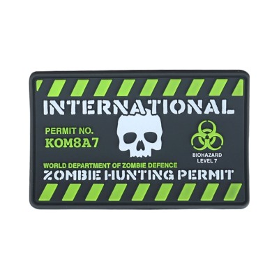 Шеврон/патч KOMBAT UK Zombie Hunting Permit
